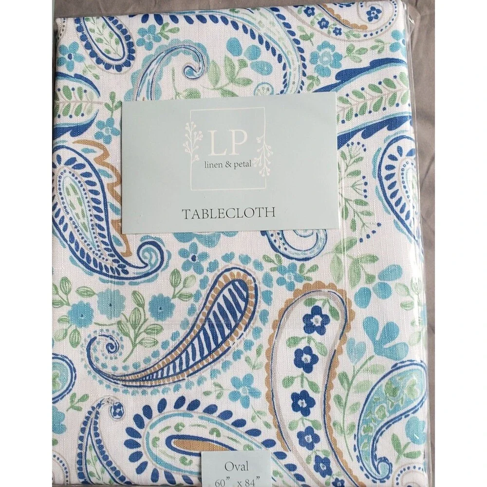 Fabric Indoor Printed Kitchen Tablecloth, 60